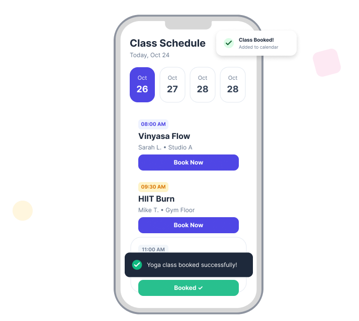 Class Booking